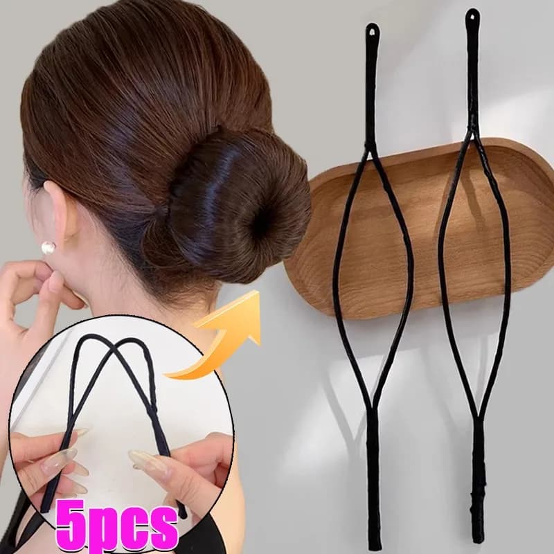 1-5pcs Twist & Fold Lazy Bun Hair Clip Ponytail Creator Plastic Loop Hair Tools Accessories for Women 2026 New Design Hairpin