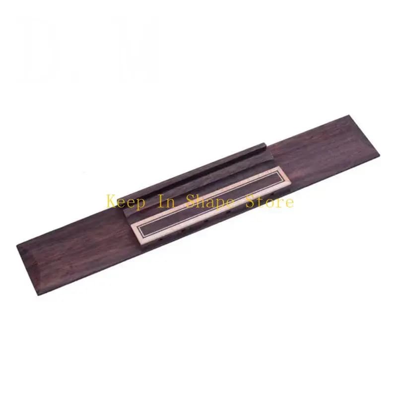 U1JC Selle fatte a mano Cuscino per corde per ukulele Ottimizzazione della risonanza delle corde Struttura in legno naturale per