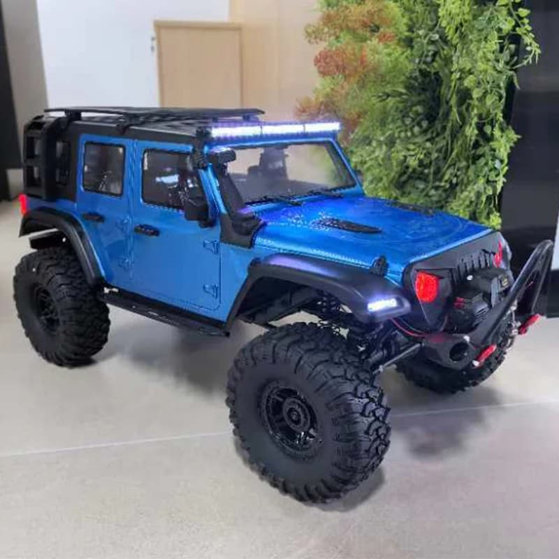 Nuovo Veicolo Telecomandato 1/10 HB RTR R1011 2.4G Completamente Proporzionale Rock Crawler con Luci LED 4WD Fuoristrada Auto da Arrampicata Giocattoli Regalo