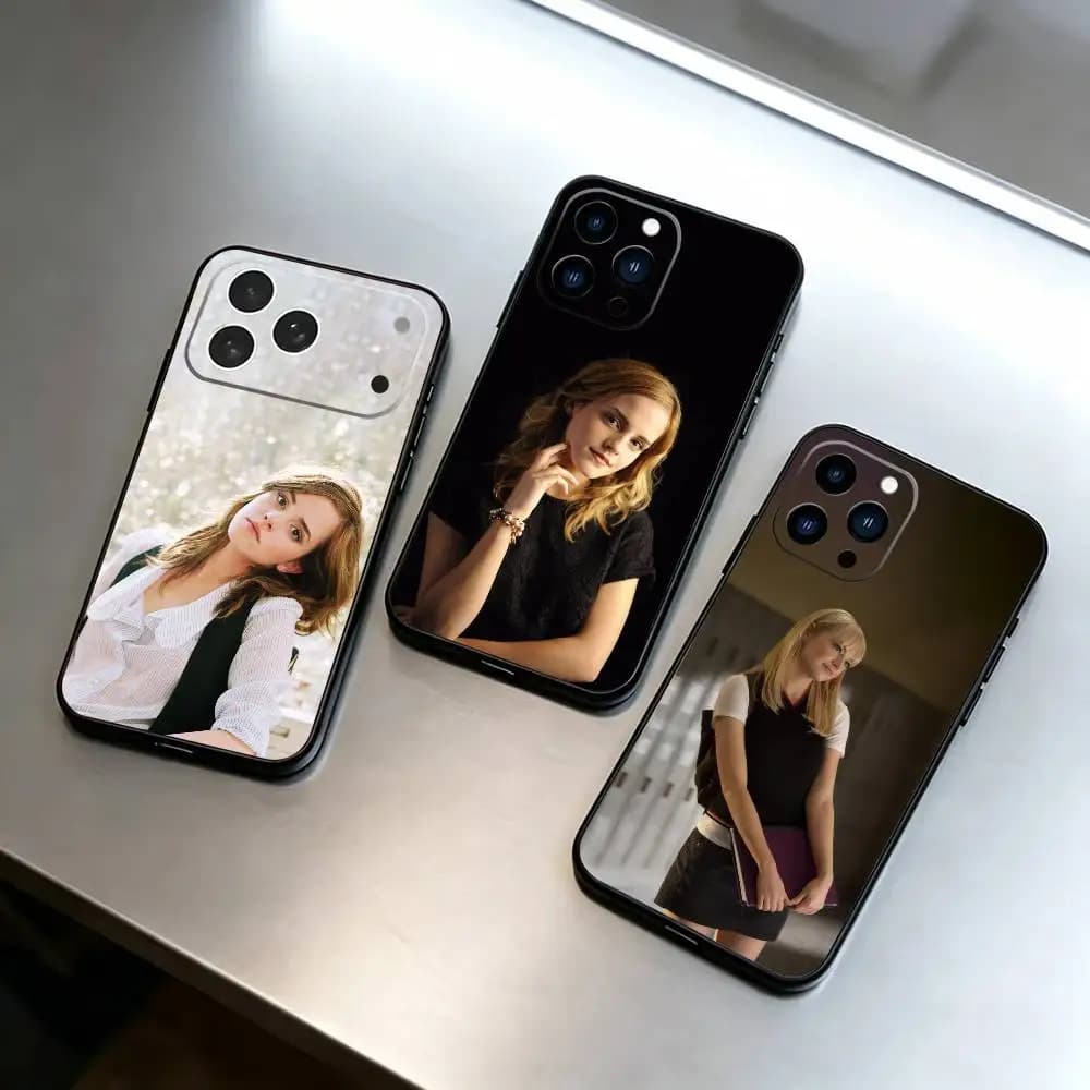 Custodia per telefono Emma-A Stone La La Land in silicone morbido per iPhone 17 16 15 14 13 12 11 X XR Plus Pro Max Plus