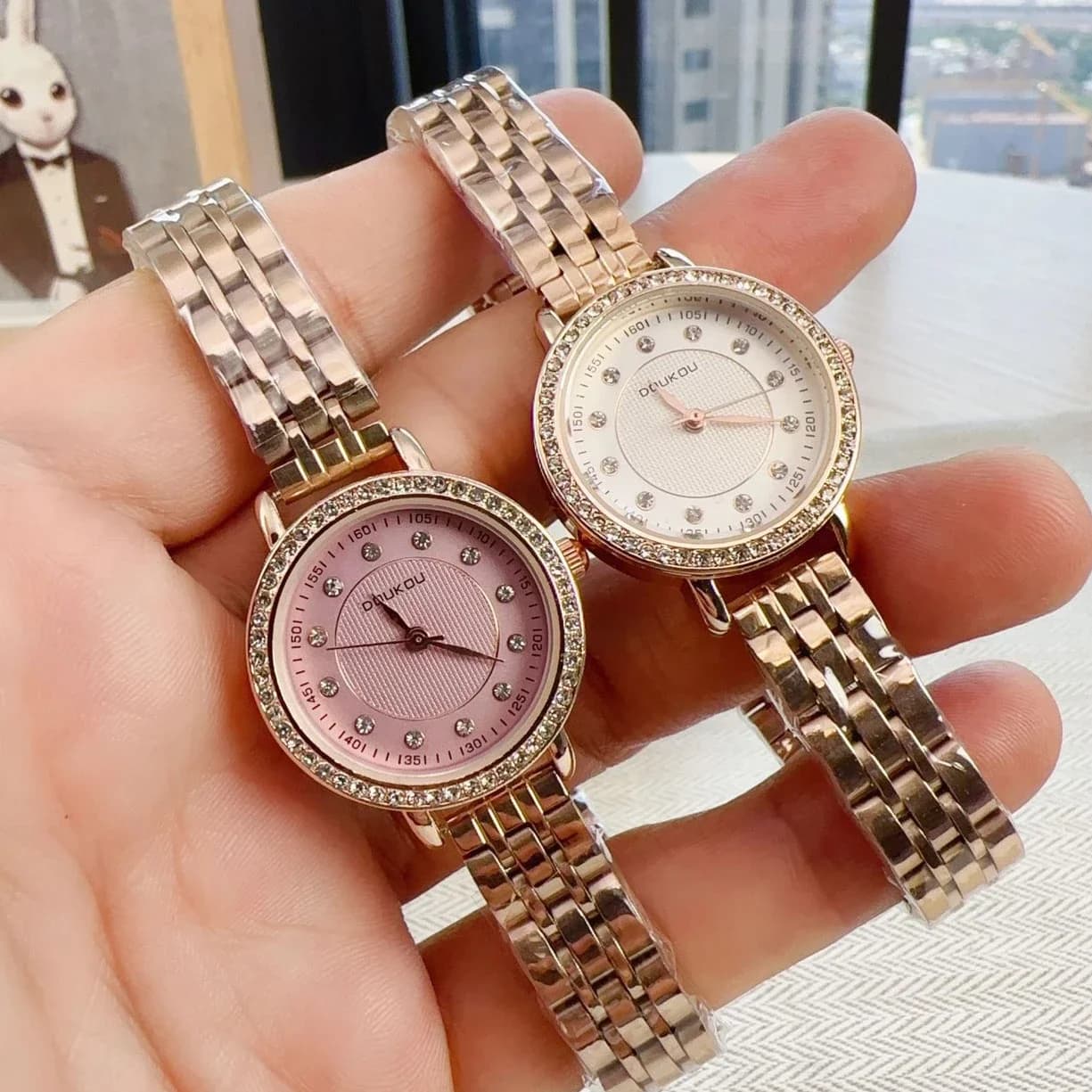 Orologio da Donna di Lusso al Quarzo, Relojes Para Mujer, Cinturino in Acciaio Inossidabile alla Moda, Orologi da Polso Femminili di Alta Gamma, Dropshipping