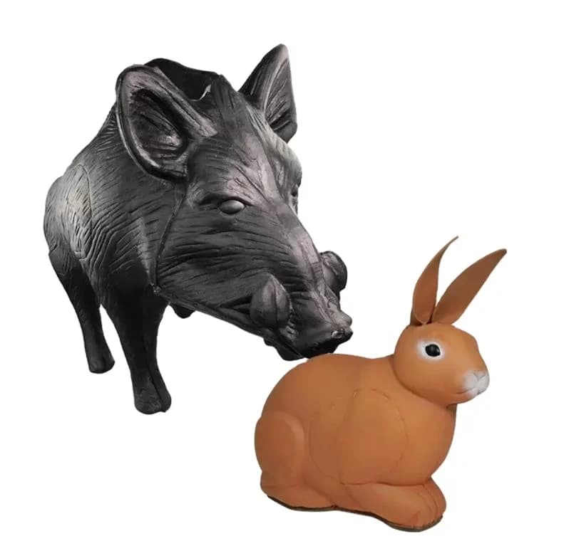 Realistic 3D Rabbit Archery Shooting Target Lightweight XPE Foam Easy Arrow Pull Target for Outdoor Entertainment Practice