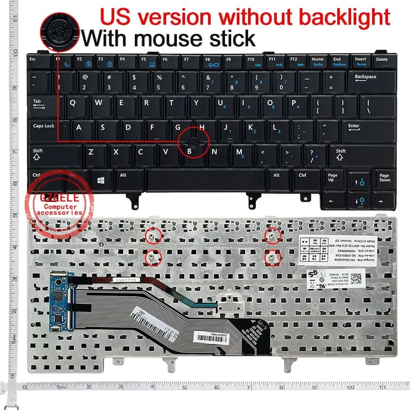 US/UK/JP/RU/BR tastiera del computer portatile per DELL Latitude E6420 E5420 E5430 E6220 E6320 E6330 E6440 E6430/S E6230 P38G P25G P15G P16G