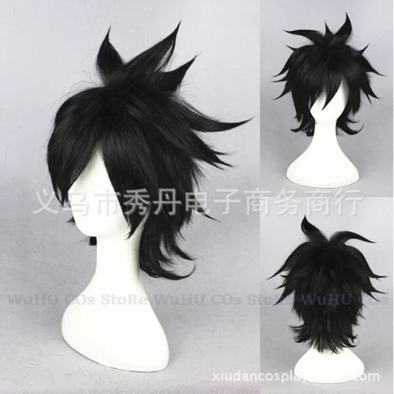 Anime Fata Grigio Fullbuster Costume Cosplay Slayers Trench a maniche lunghe Uniforme Parrucca Coda Uomo adulto Carnevale di Halloween Suit6