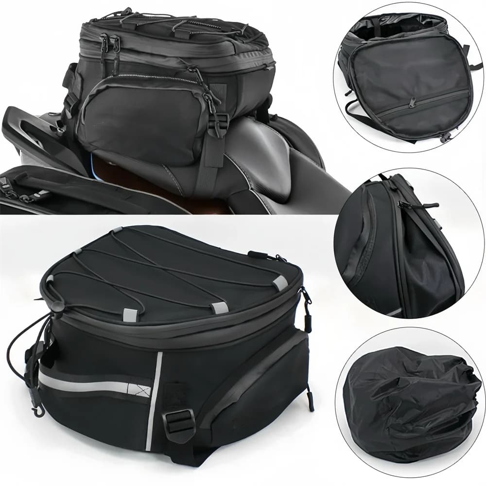 Motorcycle Nylon Waterproof Tail Bags For BMW R1300GS R 1300 GS R1300 GS r1300gs High Capacity Back Seat Bag Rear Luggage Pack