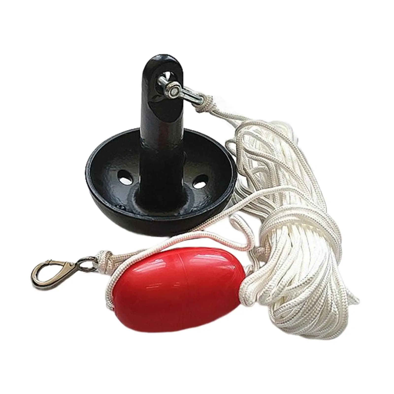 Kit di ancoraggio a fungo Hardware nero in acciaio da 5 libbre adatto per barca a zattera da paddleboard
