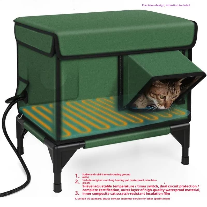 Cat litter insulation Foldable cat litter delivery room Pet delivery room Outdoor cat house