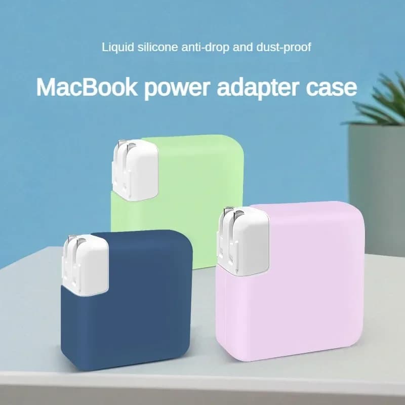 Adatto per 29/30/35W, custodia protettiva per caricabatterie MacBook Pro/Air, custodia protettiva in silicone per adattatore di alimentazione per laptop Apple.