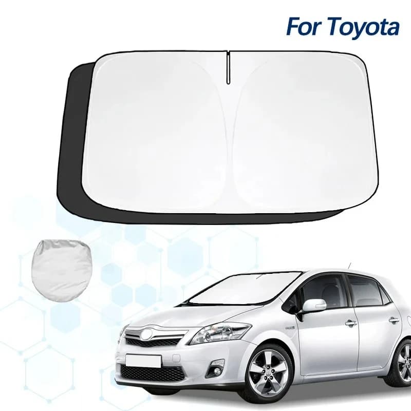 Per Toyota Auris Parabrezza Parasole Parasole Protezione visiera parasole Blocchi pieghevoli Raggi UV Mantieni il tuo dispositivo di raffreddamento dell'auto