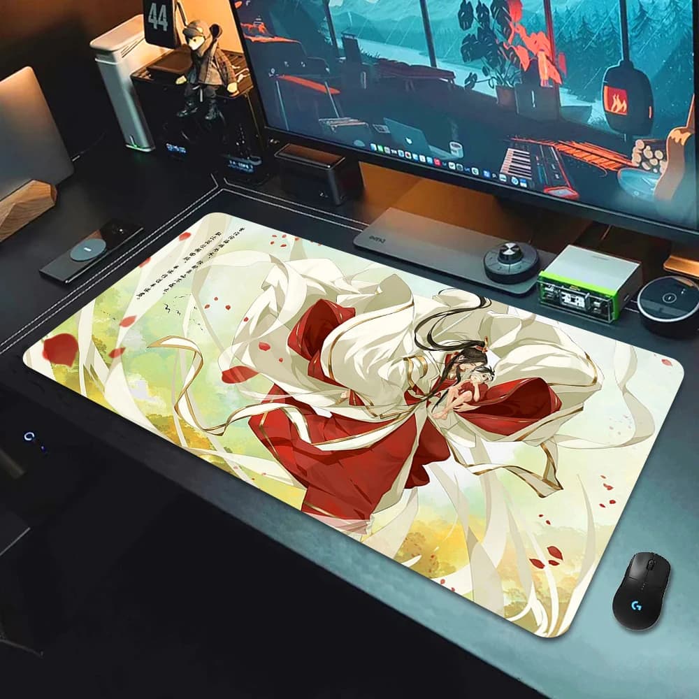 Tian Guan Ci Fu Mousepad 80x30 cm XXL Computer da ufficio Lockedge Deskmat Cielo Benedizione ufficiale Tavolo MatTastiera Grande tappetino per mouse