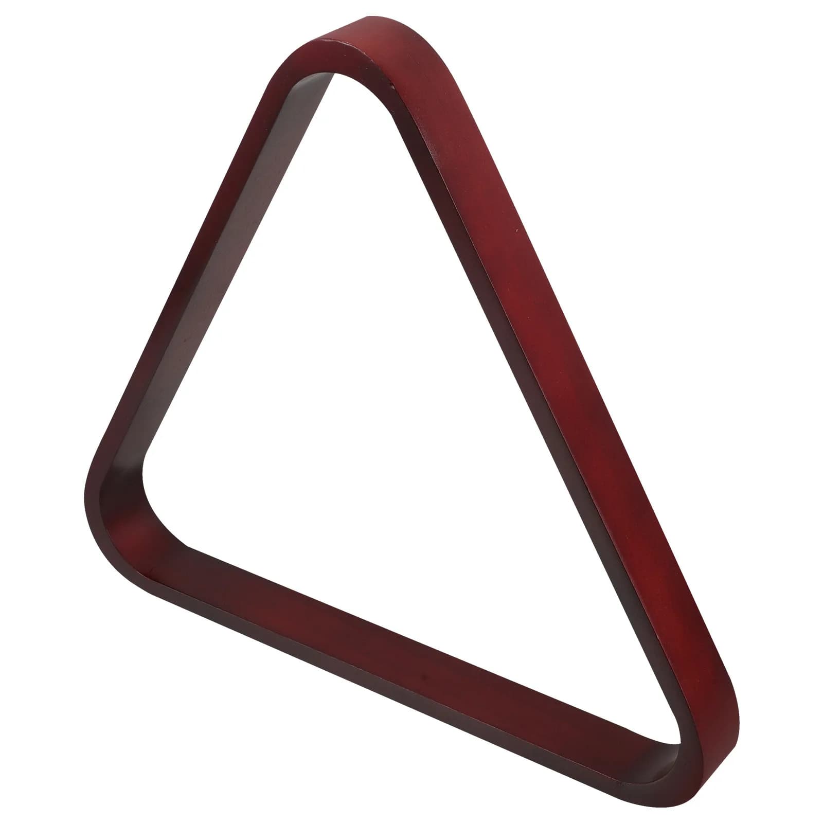 Triangolo Porta Biglie da Biliardo in Legno Massello, Robusto Supporto per Posizionamento Biglia Bianca, Accessorio per Tavolo da Biliardo