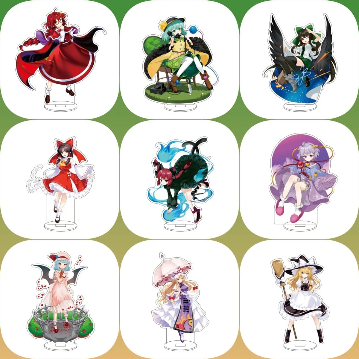 15CM Pixel gioco Proiezione officina Supporto in acrilico Modello Personaggi cosplay Ornamento Accessori Collezione di merci Regali di Natale