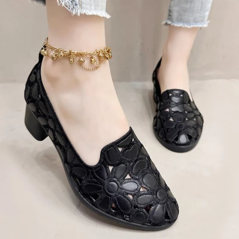 2025Scarpe basse basse Doug Solid Flora Slip on Ballerine casual traspiranti Mocassini Comfort Scarpe da donna
