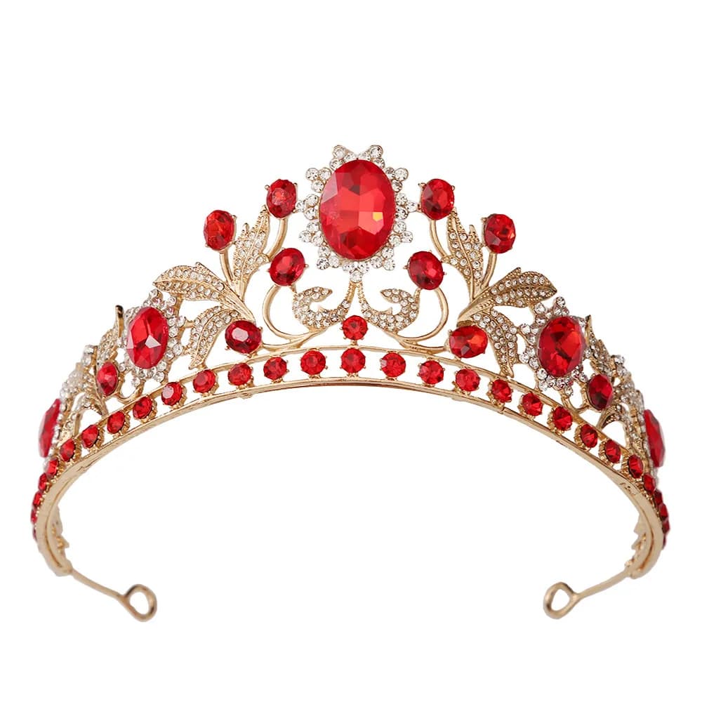 Bridal Crown European Wedding Dress Crown New Crown Party Birthday Performance Carnival Hair Accessories