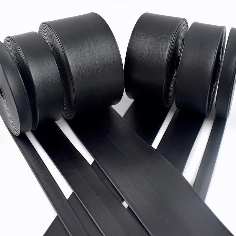5/10 Metri 3-50mm Nero PU Tessitura In Pelle Morbida per Borse Abbigliamento Collana Bracciale Decorazione Corda Cavo Nastro Accessori FAI DA TE