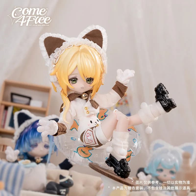 COME4FREE 1/12 BJD Vestiti per le bambole Serie quotidiana Cute Action Anime Figure Kawaii Modello Outfit Set per OB11Doll Vestiti carini Regalo