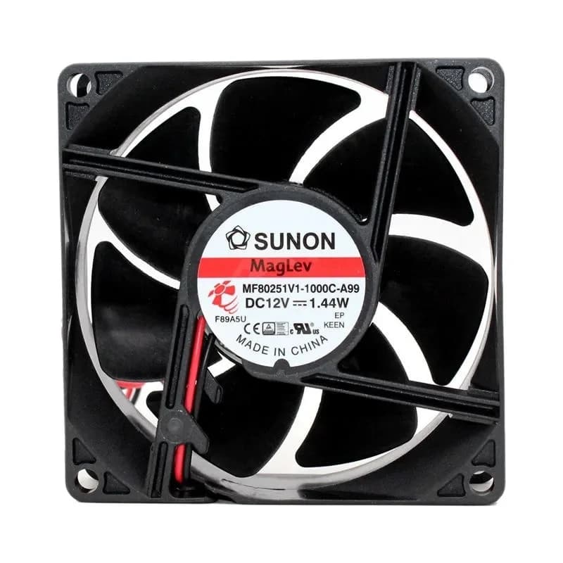 MF80251V1-1000C-A99 12V 1.44W for Jianzhun SUNON 8025 8cm Magnetic Suspension Cooling Fan