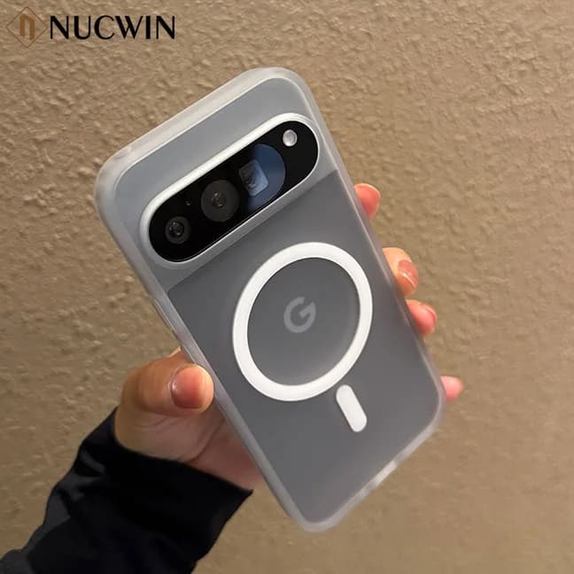 Per Magsafe Custodia per telefono opaca traslucida per Google Pixel 10 Pro XL 9 Pro XL 9 10 Pro 9A Cover magnetica ultra sottile color caramella