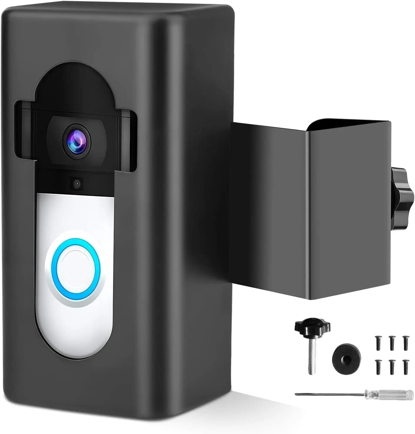 Supporto Antifurto per Videocitofono, Montaggio Senza Foratura per la Maggior Parte dei Videocitofoni, Supporto per Citofono Ring per Porte di Appartamenti