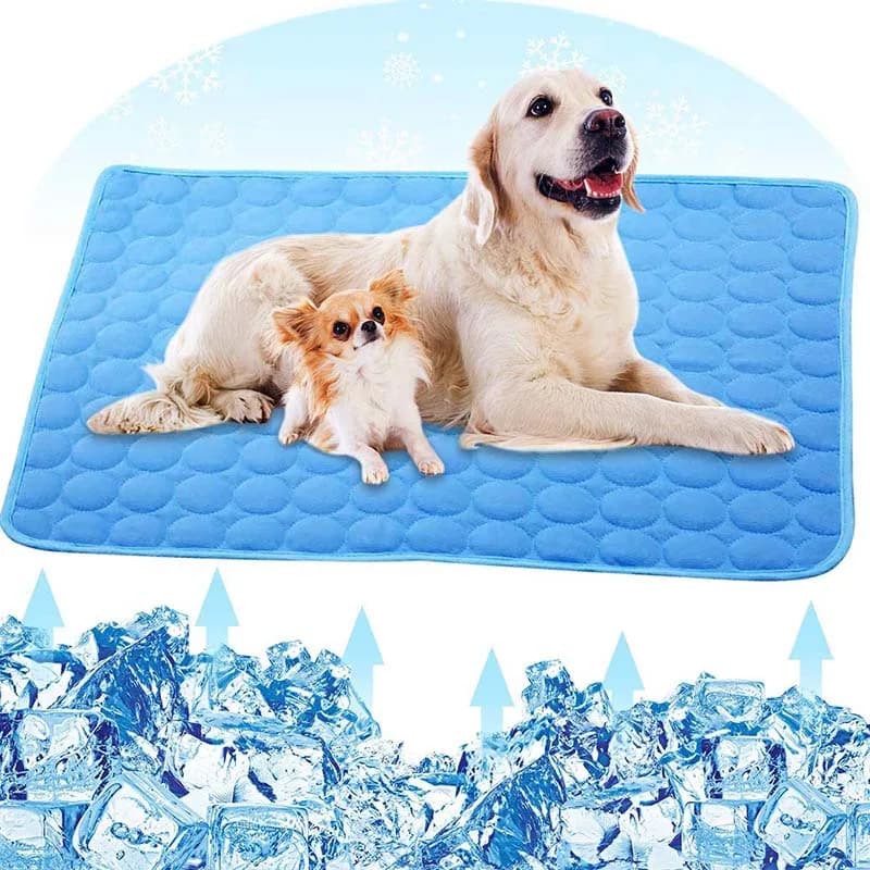 New Summer Pet Cooling Mat Breathable Washable Ice Silk Sleeping Pad for Cats Dogs XS-XXL Multi Sizes