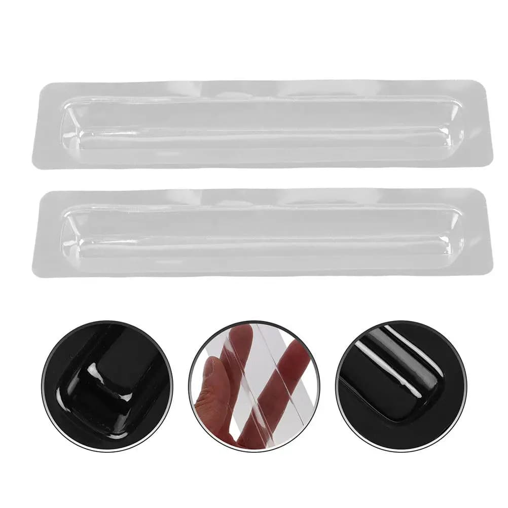 12Pcs Clock Pointer Protective Shell Transparent Sturdy PVC Anti-Squeeze Waterproof Cover for Quartz Wall Clock Hands Arms