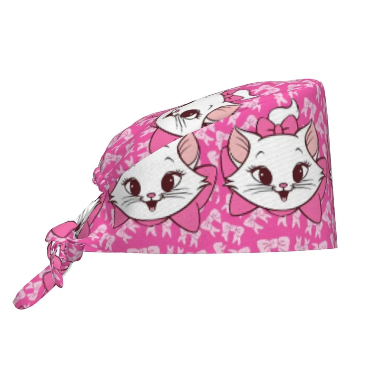 Cappello Chirurgico Personalizzato Marie Cute Traspirante, Berretto Medico Unisex per Infermieri, Cappello da Lavoro Manga per Chirurgia e Medicina