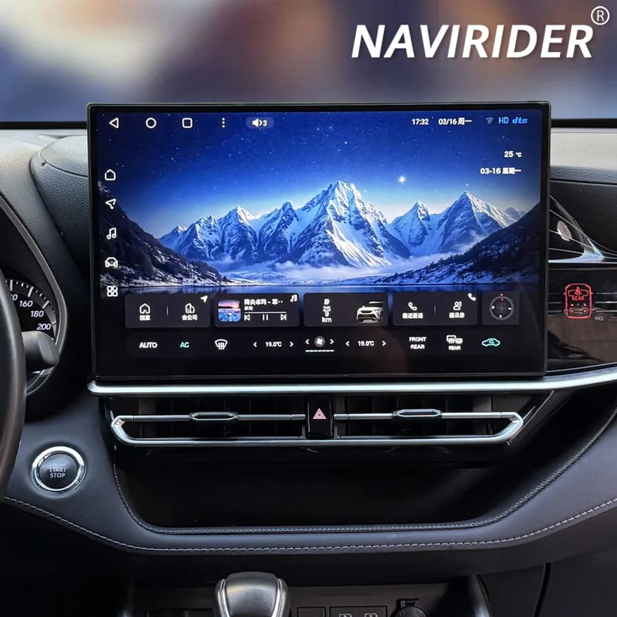 For Toyota Highlander 2022-2025 Stereo Multimedia Video Player GPS Carplay 15.6" Touch Screen Android 15 Auto Radio Head Unit S