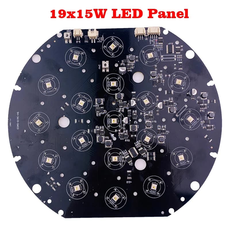 Moving Head Light 19x15W RGBW LED Panel LED Board for 19x12W/15W LED Zoom Wash Light