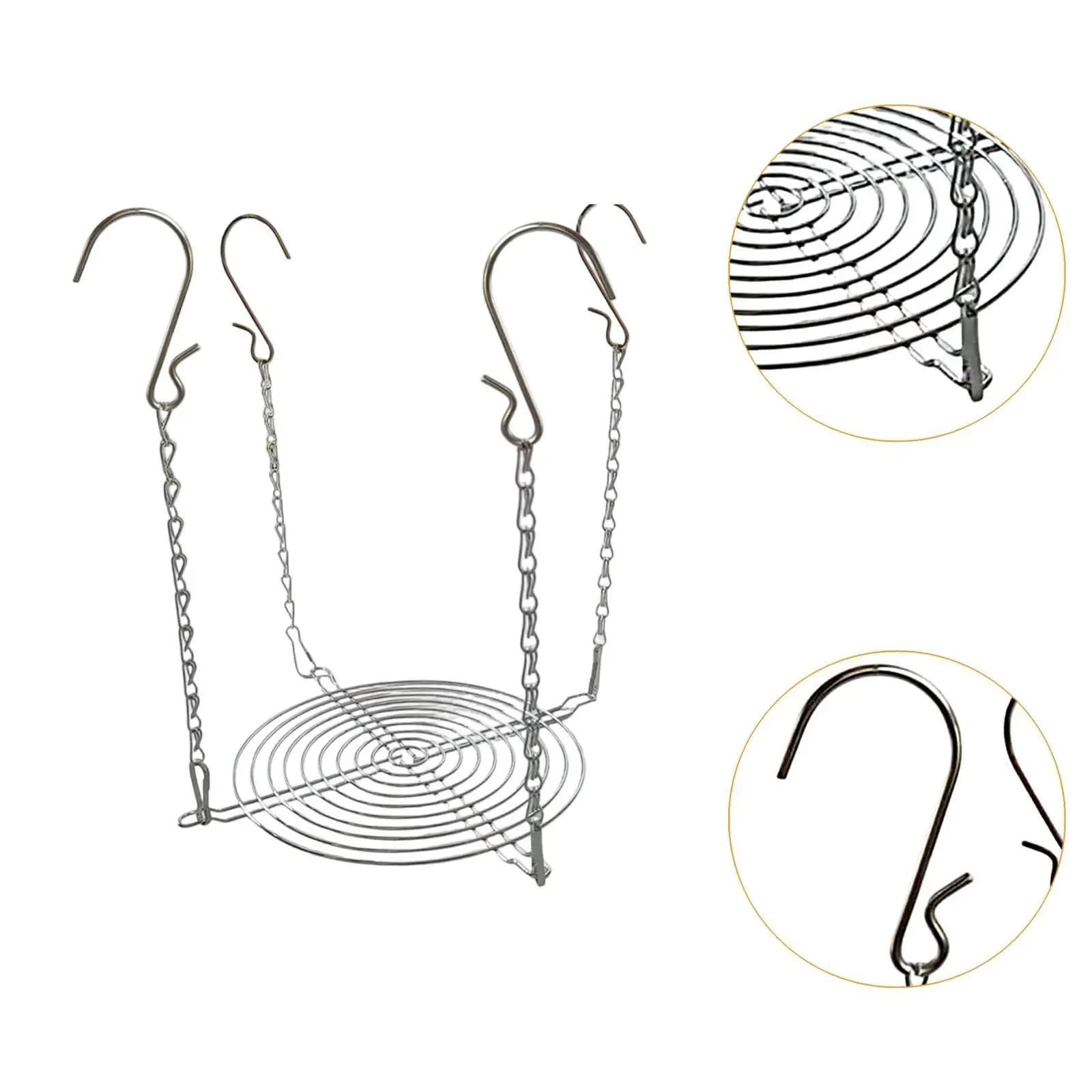 Supporto Regolabile per Vasi da Interno, Catena di Supporto per Piante, Altezza Regolabile per Vasi Alti e Grandi Fioriere Decorative