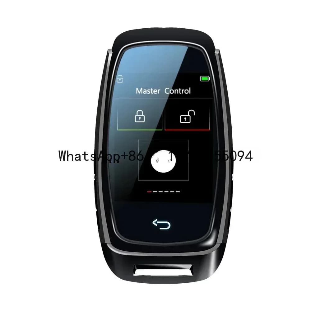 Chiave universale per auto remota intelligente con PKE All in One Keyless Entry Blocco automatico Sblocca schermo LCD Display digitale a LED Chiavi del veicolo