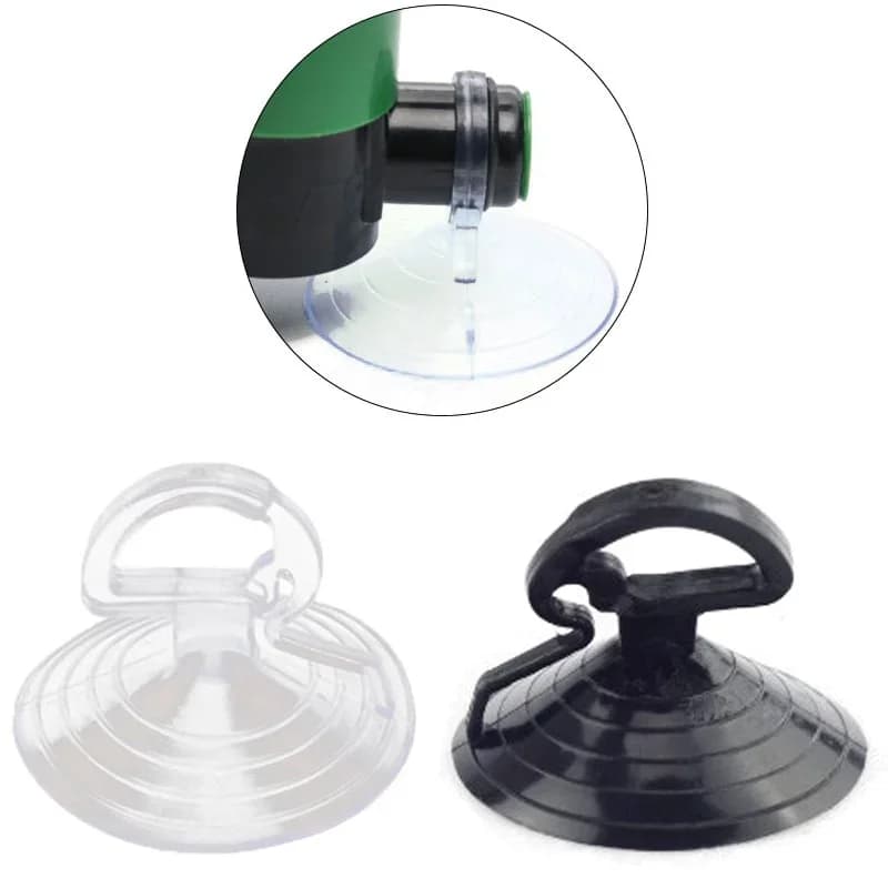 50 pezzi 3,5 cm ventosa per parasole per auto decorazione per palloncini per matrimoni ganci a ventosa in plastica trasparente in vetro nero