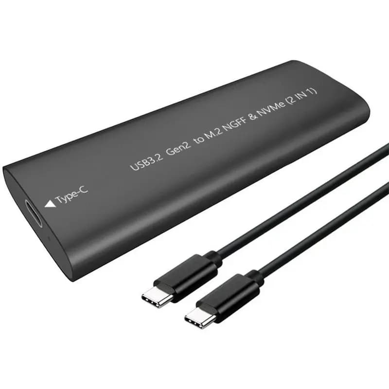 B27B M.2 Nvme NGFF SSD Enclosure10gbps HDD Box M.2 To USB 3.2 Type-C External SSD Case For 2230/2242/2260/2280