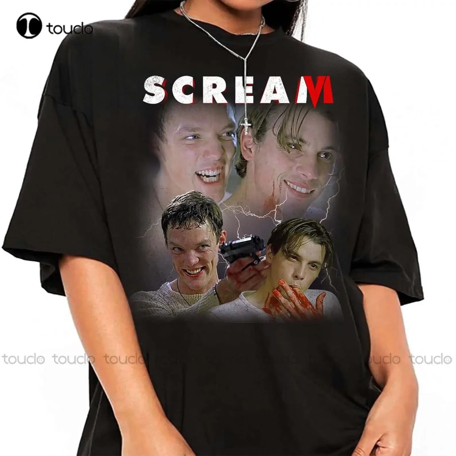 Scream Stu Macher Billy Loomis Shirt Let'S Watch Scary Movie Shirt Women Tshirts Loose Fit Custom Gift Xs-5Xl Printed Tee