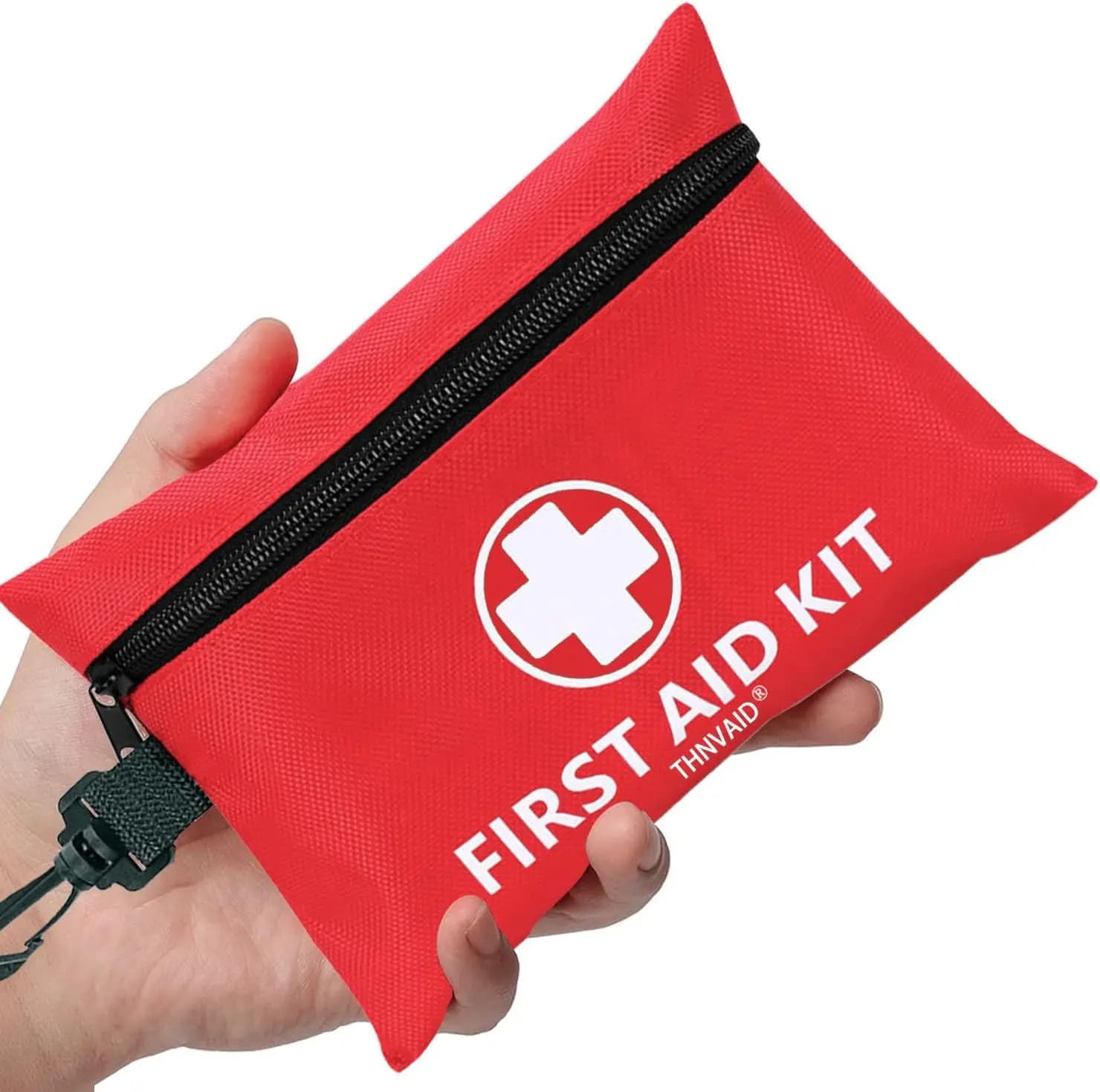 Kit di Pronto Soccorso Mini da 147 Pezzi con Fibbia Girevole per Auto, Casa, Viaggi, Campeggio e Attività all'Aperto