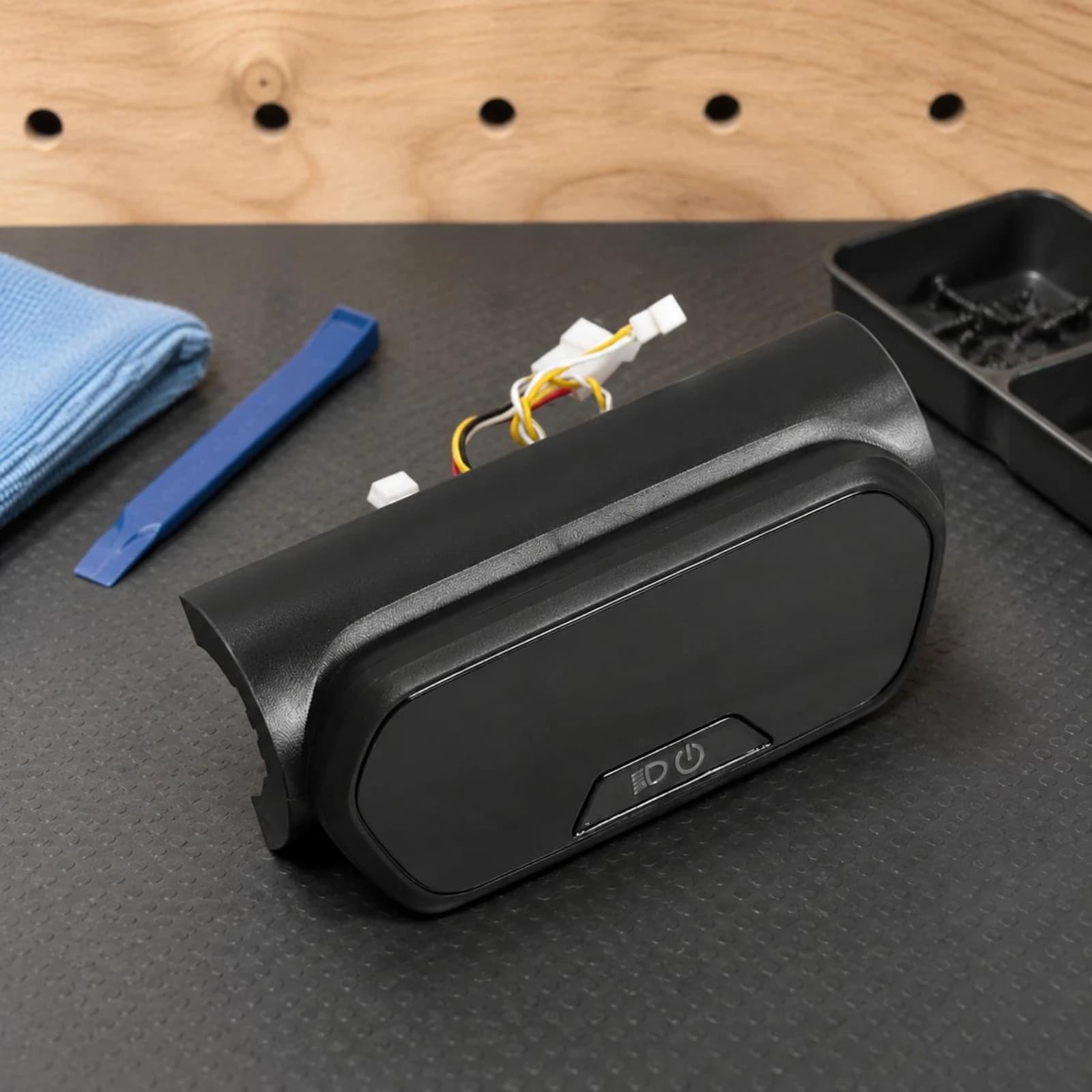 E2 Scooter Display Assembly Easy to Install Electric Scooter Instrument Panel Mobility Part 5 Connector Connection Black Finish