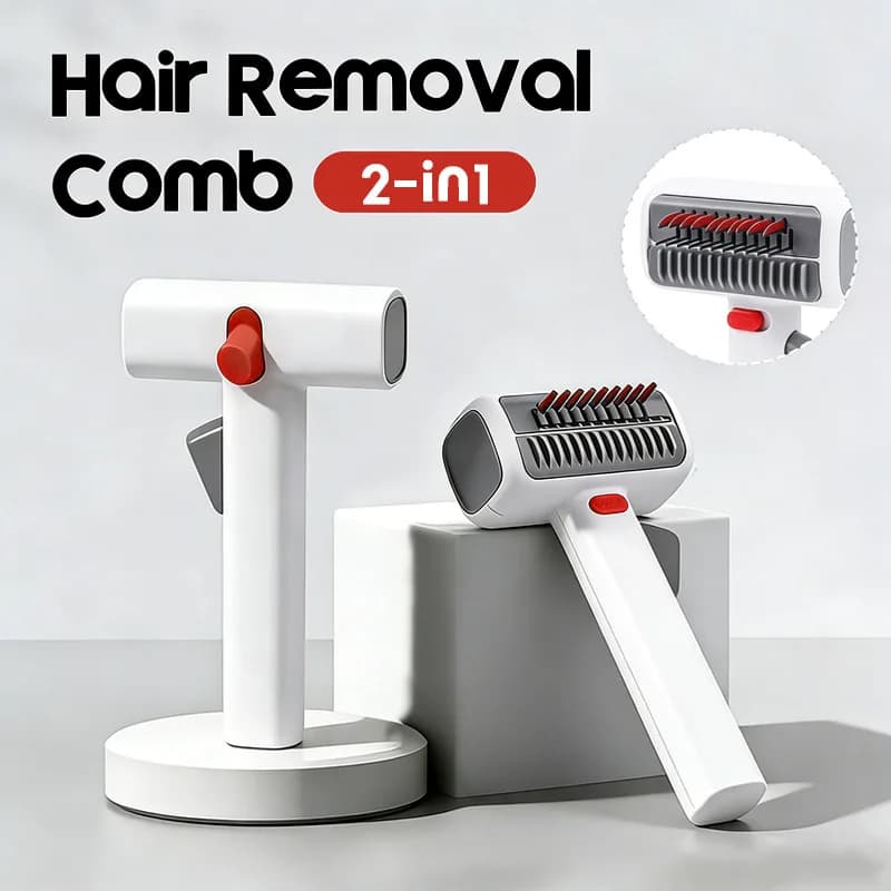Dog Cat Grooming Brush Deshedding Dematting Comb Removes Tangles Mats Loose Hair Pet Slicker Brush For Long Short Hair