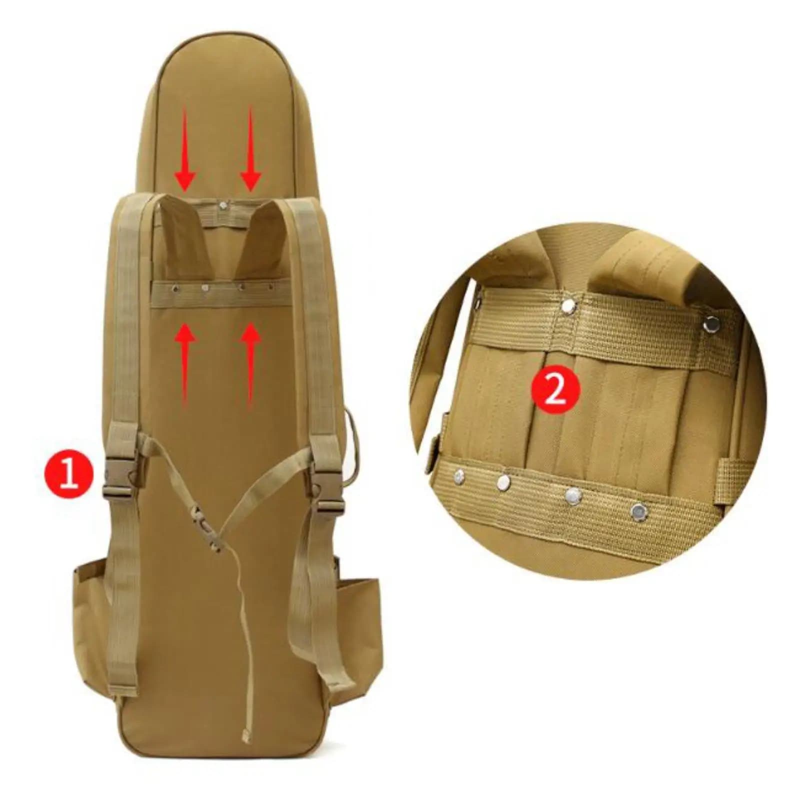 Spearfishing Fins Bag Organizer Zipper Storage Compartment Snorkeling Gear Bag Backpack for Camping Travel Swimming Wetsuit Mask