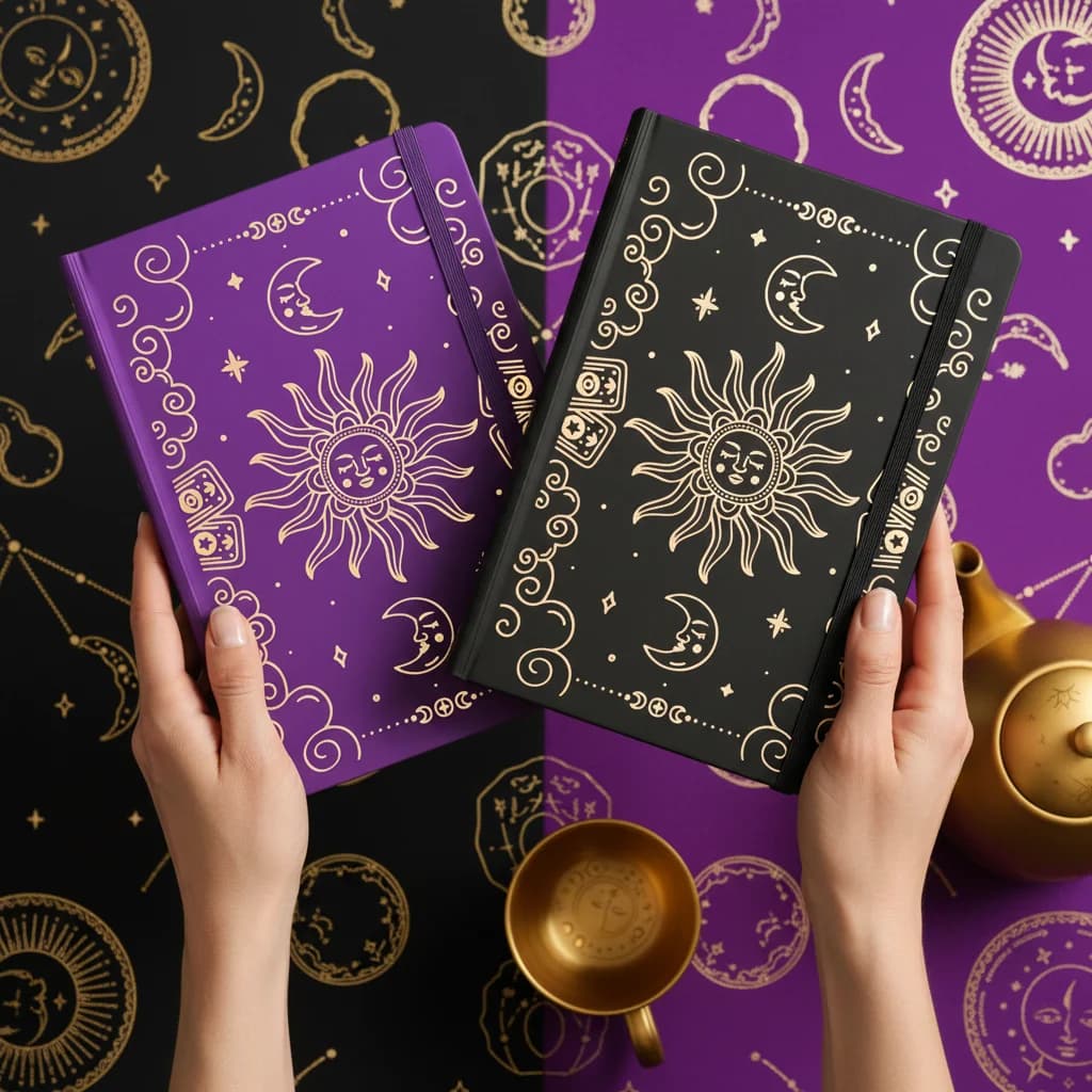 Quaderno Anben A5 a Puntini, Carta Spessa 160gsm, Pagine Numerate P160, Copertina Rigida, Agenda a Puntini, Planner con Apertura Piatta, Diario per la Produttività