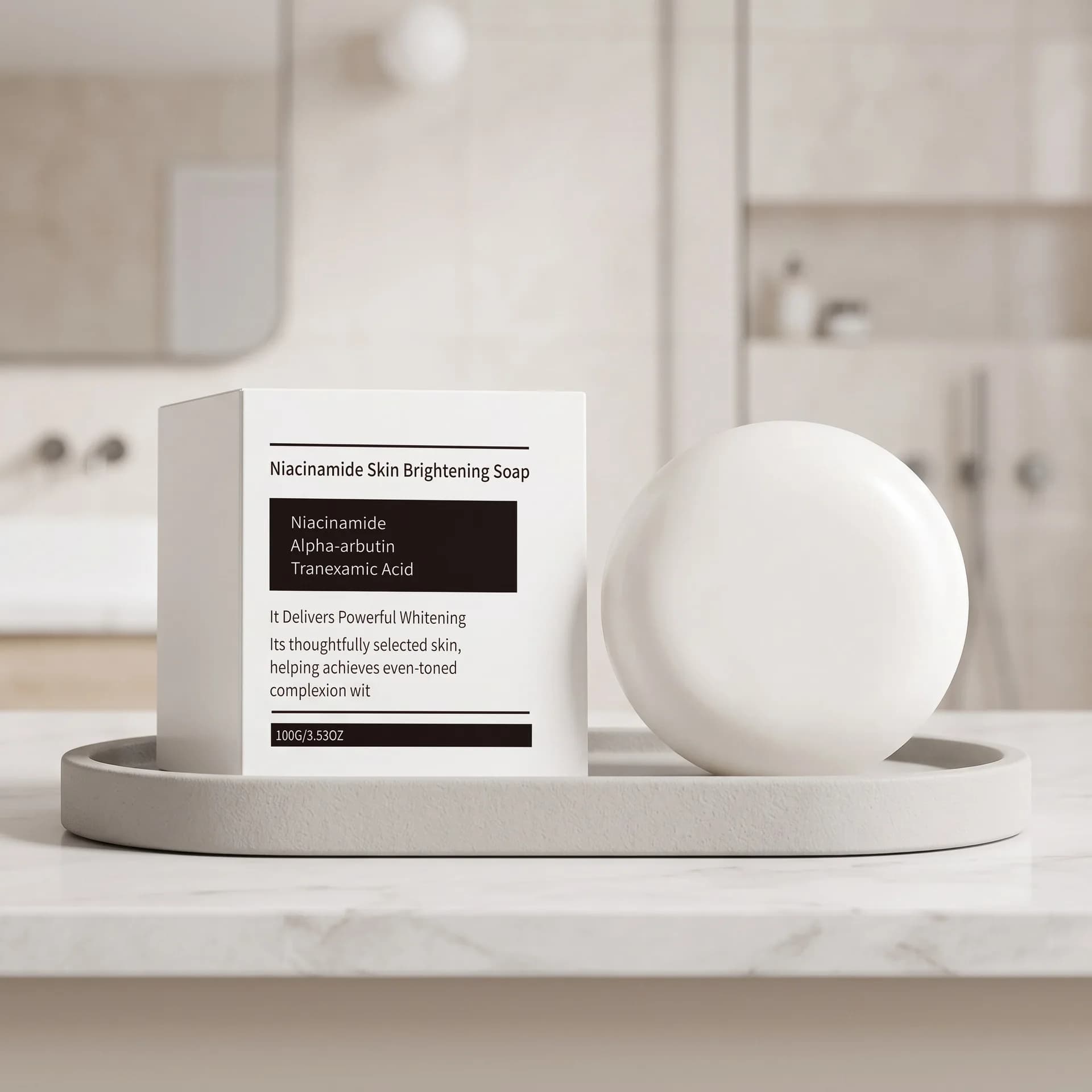 Moisturizing Cleanser, Even Skin Tone Remove Dark Spots Face Body Cleansing Bar Soap for Daily Facial & Body Skin Care