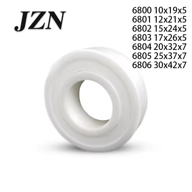 Cuscinetto ceramico sigillato bifacciale 6800 6801 6802 6803 6804 6805 6806 2RS Elevata resistenza alla corrosione liscia
