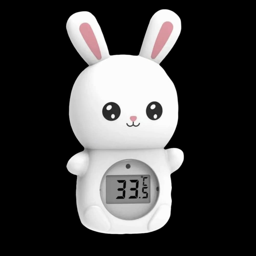Termometro Digitale per Bagno Bambini Impermeabile IP67 con Display LED, Strumento di Misurazione Temperatura Acqua, Funzione Allarme e Timer