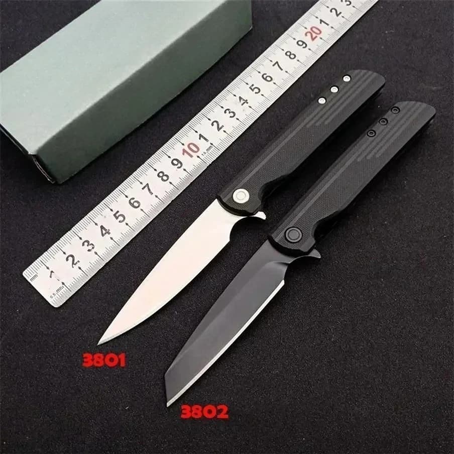 Hot 3801 3802 Mini Coltello Pieghevole 8Cr13Mov Lama G10 Maniglia Portatile Cintura Esterna Coltello da campeggio EDC Sopravvivenza Salvataggio Strumento di Trasporto