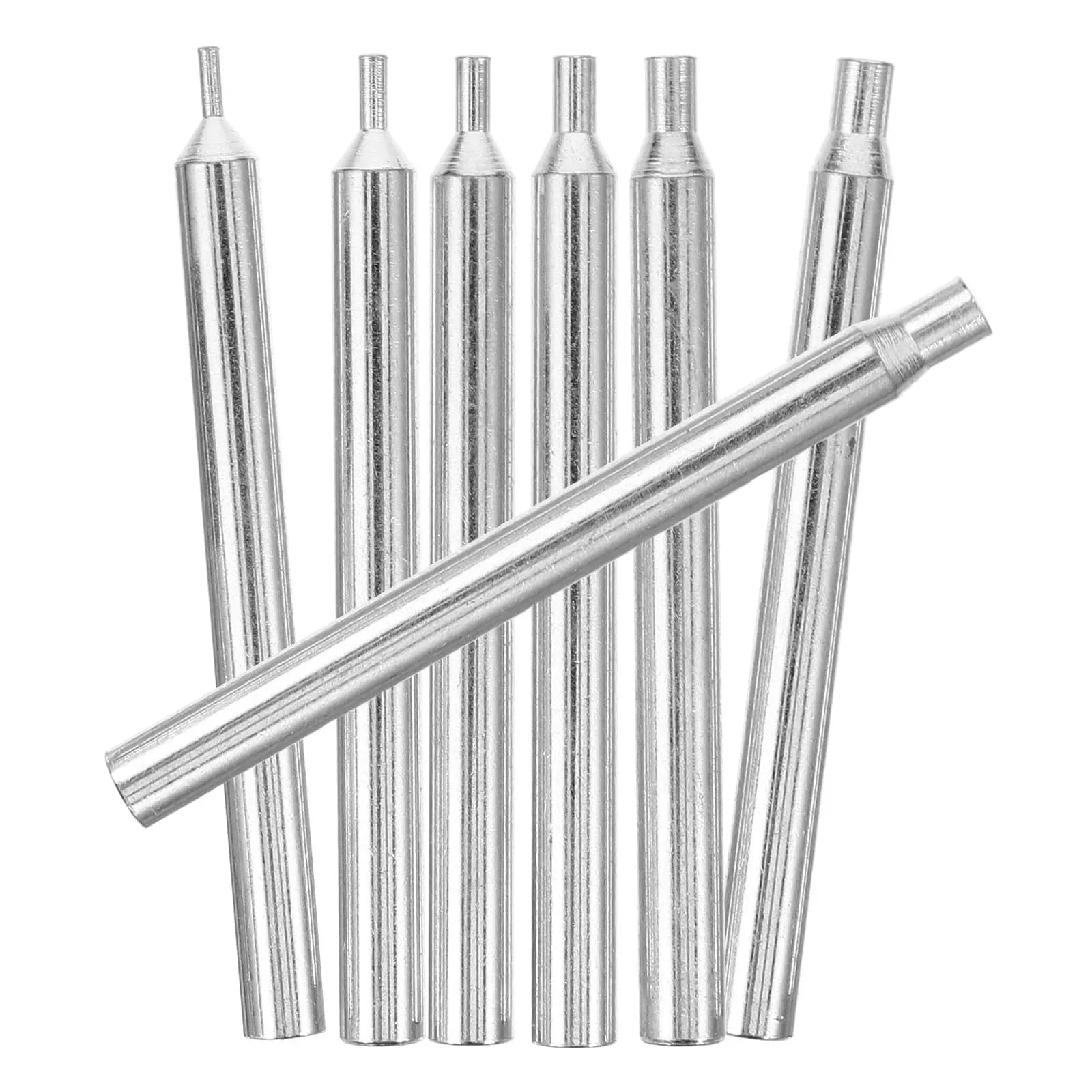 Set di 7 Utensili per Lucidatura di Gemme e Gioielli, Accessori per Levigatura con Asta Metallica Ottagonale