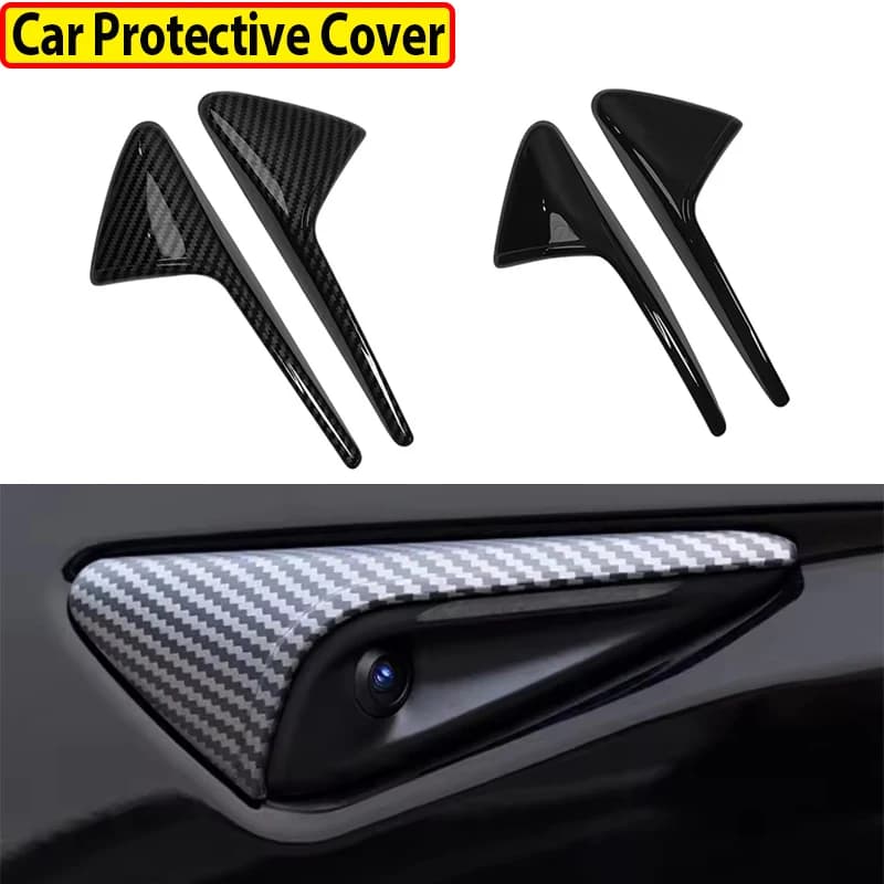 Accessori esterni per auto per Tesla Model 3/Y 2025 Modello Copertura per fotocamera laterale e protezione per indicatori di direzione Accessorio per parafango in ABS