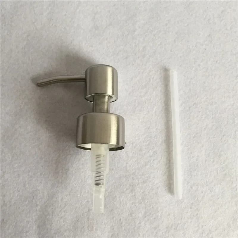 1 pz coperchio pompa in acciaio 28/400 filettatura schiuma sapone liquido uscita controllabile nuovo