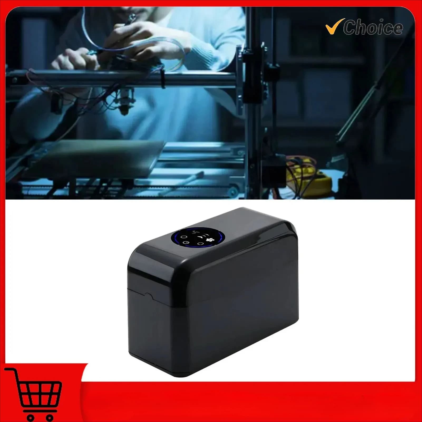 Miscelatore per resina fotosensibile Riscaldamento surround Display a LED Miscelatore per riscaldamento in resina con stampa 3D Nessun calore 40 ℃ ovvero 50 ℃ 48W per 250g 50