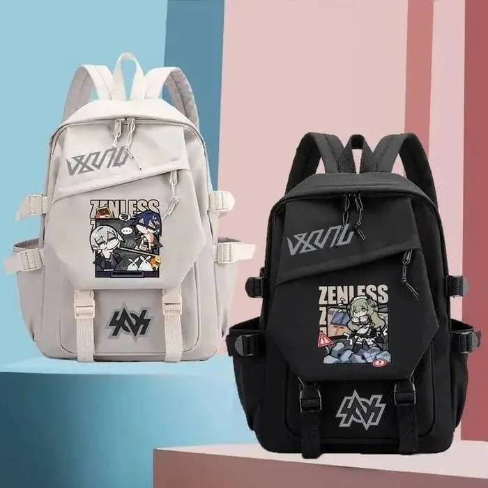 2025 Zenless Zone Zero Cos Zhu Yuan Nekomiya Mana Hoshimi Miyabi unisex ecc. Zaino da viaggio comodo per il tempo libero, regalo Anime Ga