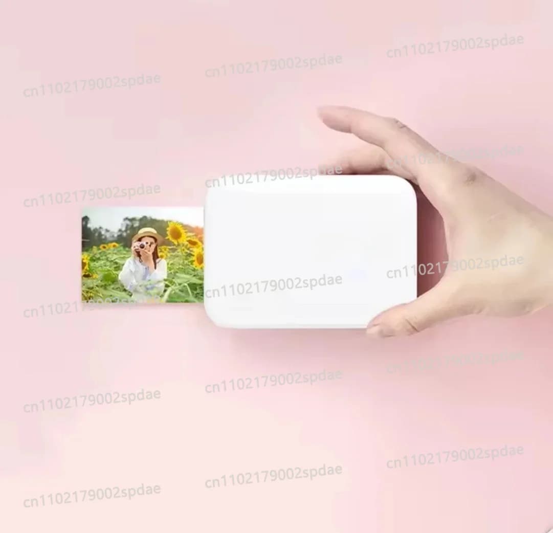 for HPRT MT53 with 20 Sheets of Photo Paper Dye-sublimation Photo Printer Digital Zink Technology for Mobile Phones
