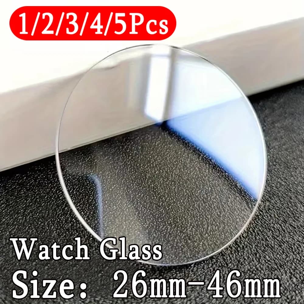Pellicola Protettiva Universale in Vetro Temperato per Smartwatch, Diametro 26-46mm, 28mm 30mm 32mm 38mm 40mm 41mm 42mm, 1-5 Pezzi