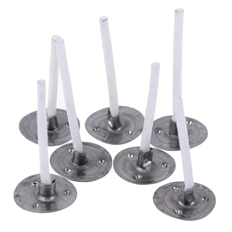100Pcs Candles Mold Wick Tabs Eco-Friendly Candle Sustainer Making pure cotton